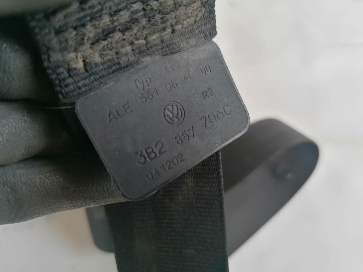 Priekšējā labā drošības josta priekš VW PASSAT 2003 UNIVERSAL BLUE