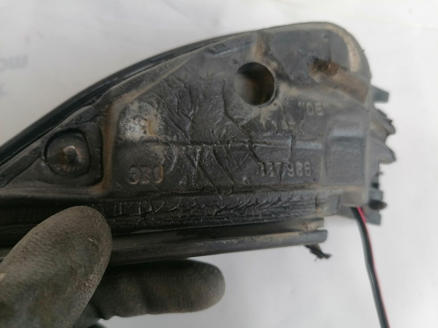 Durvju spoguļa apdares uzlika salonā (ar skaļruni) priekš VW PASSAT 2003 UNIVERSAL BLUE