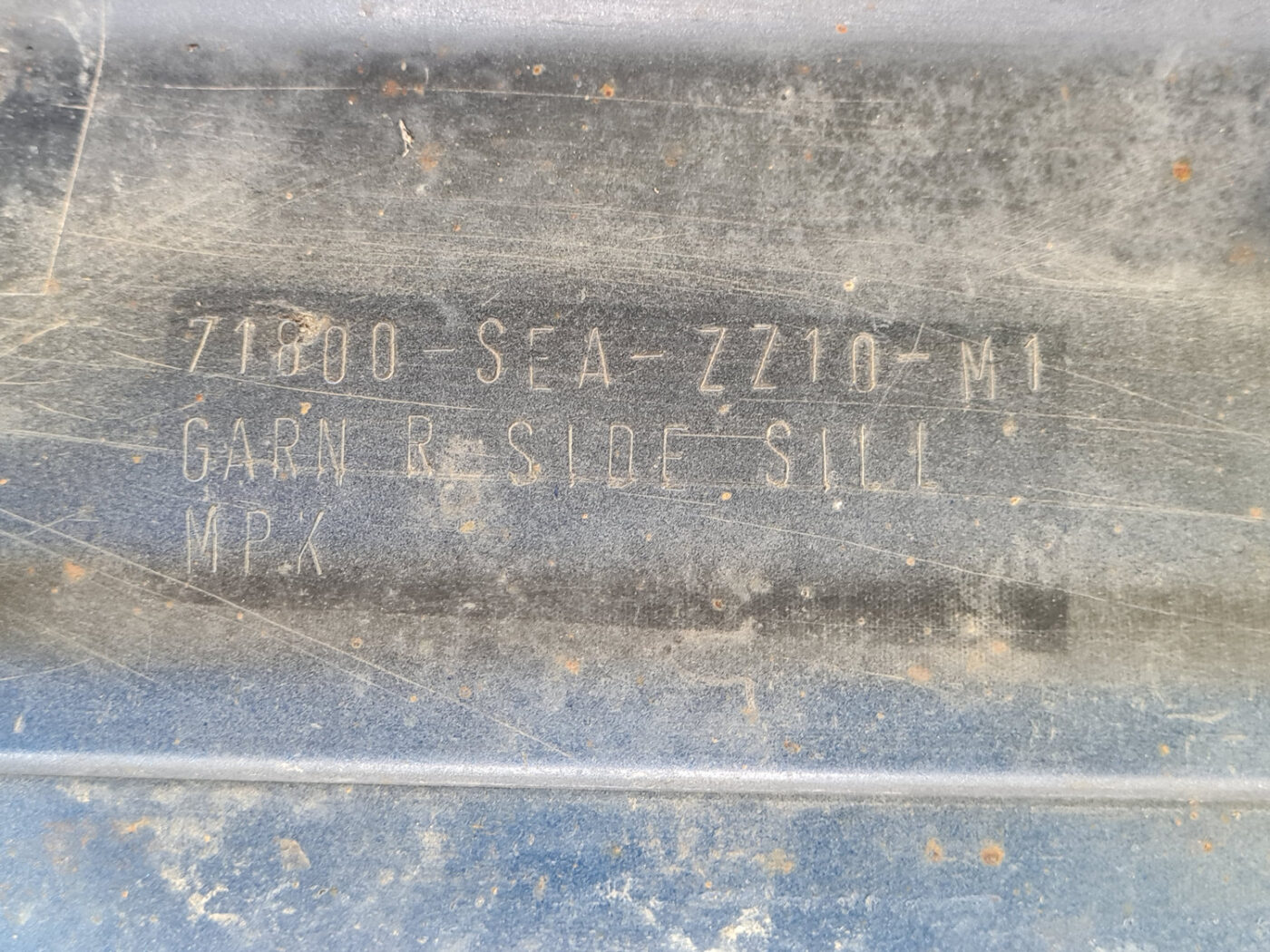 Ārēja sliekšņa laba uzlika priekš HONDA ACCORD 2008 3 Ārēja sliekšņa laba uzlika priekš HONDA ACCORD 2008