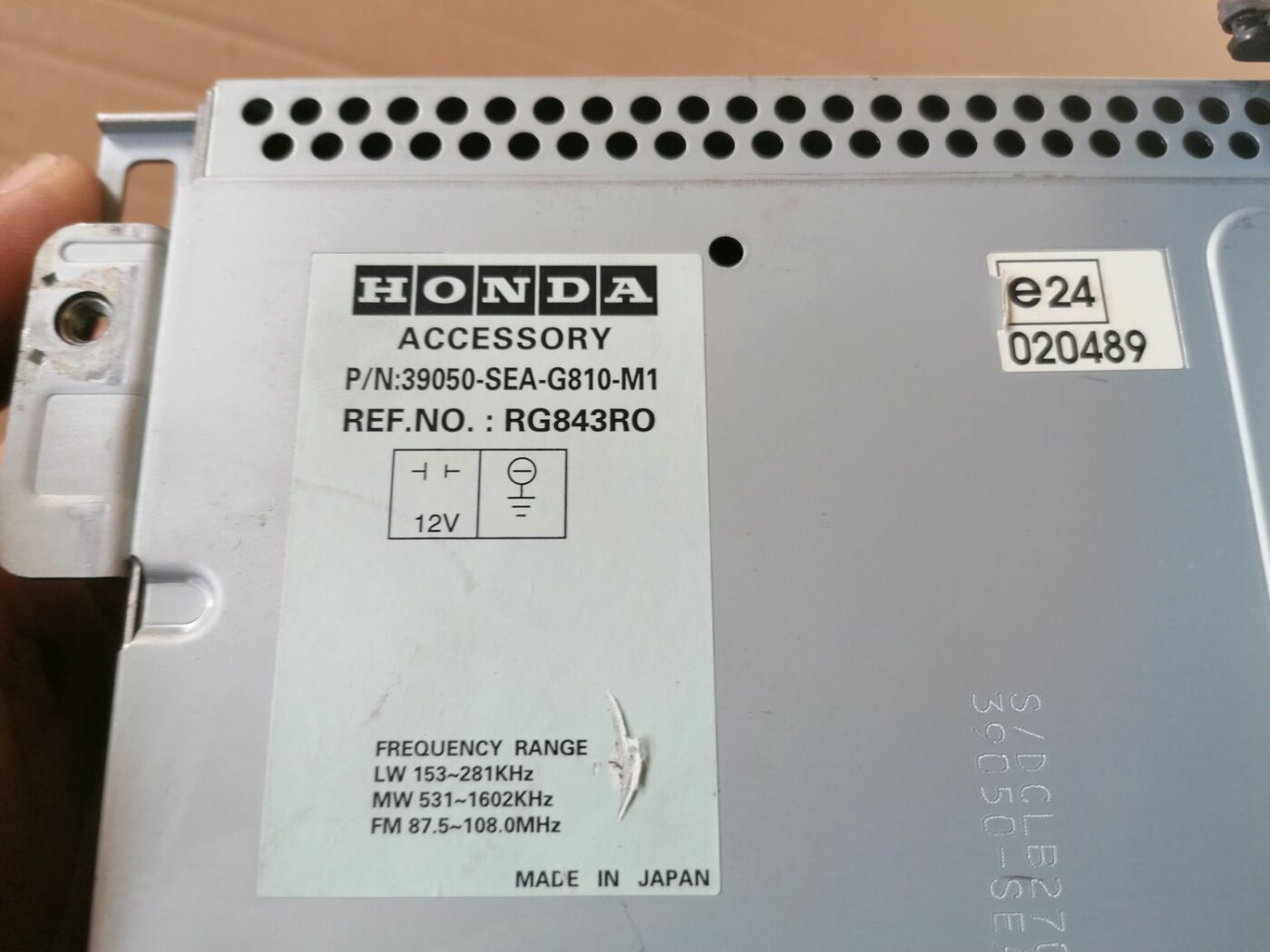 CD/DVD/Navigācijas bloks priekš HONDA ACCORD 2003 SILVER 5 CD/DVD/Navigācijas bloks priekš HONDA ACCORD 2003 SILVER