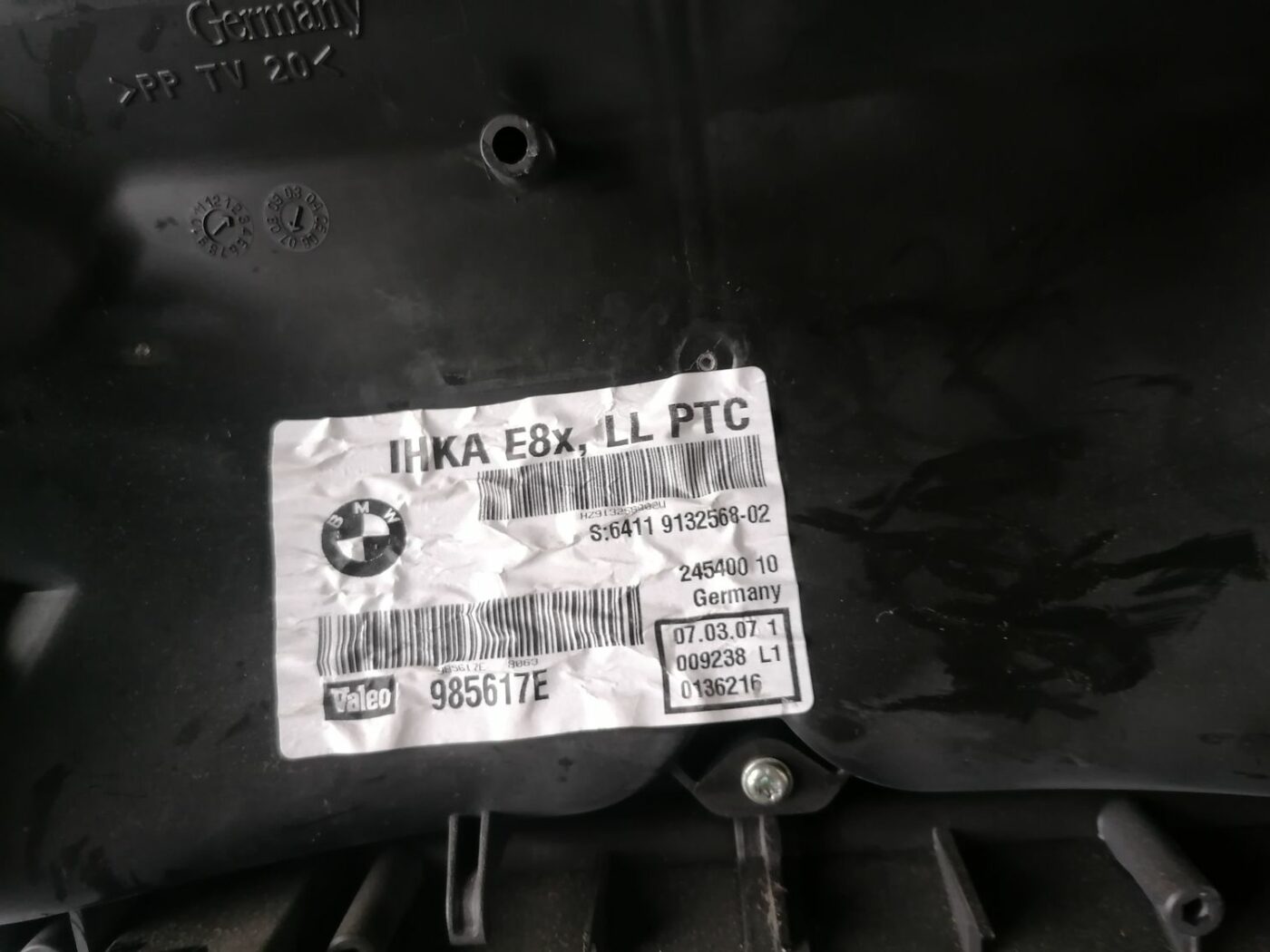 Salona sildītājs priekš BMW 1 E87 2007 GRAPHITE