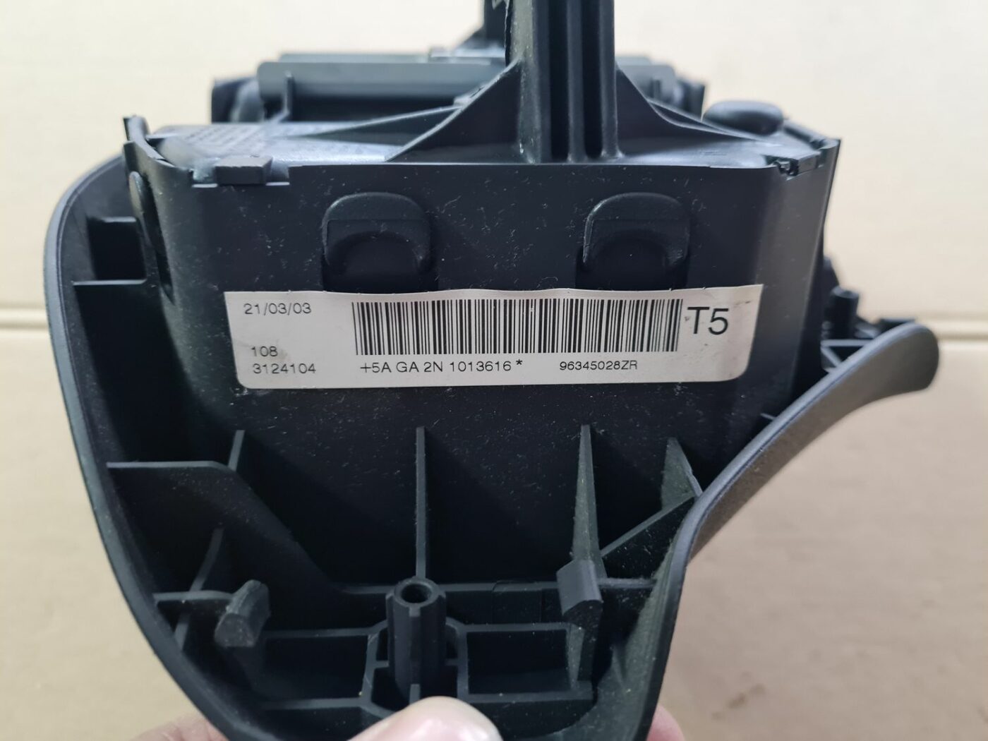 Stūres drošības spilvens priekš PEUGEOT 307 2003