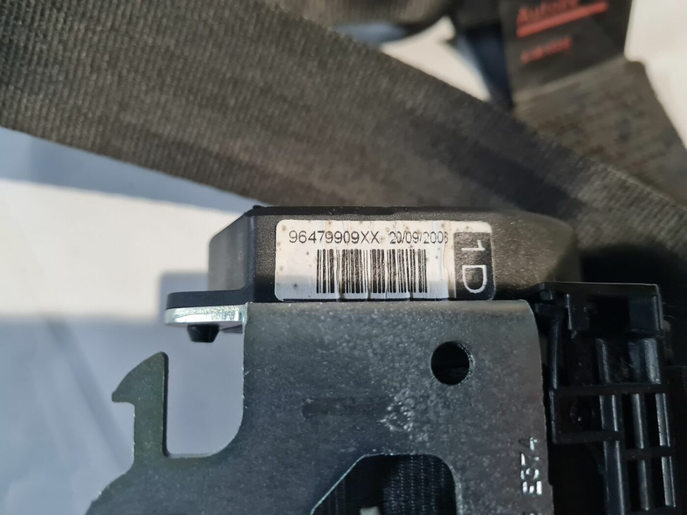 Priekšējā kreisā drošības josta priekš CITROEN C4 2006-2