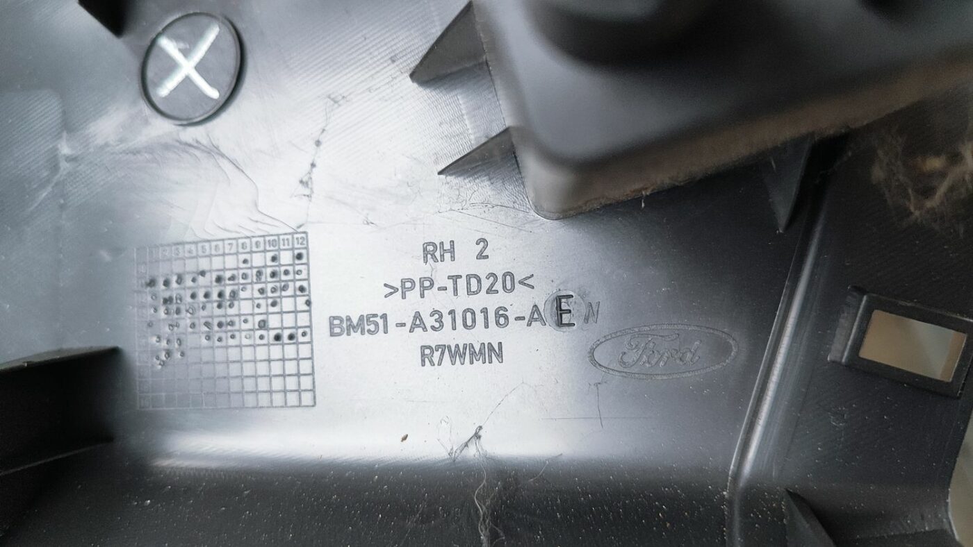 Sliekšņa aizmugurēja laba uzlika (salonā) priekš FORD FOCUS 2016 UNIVERSAL