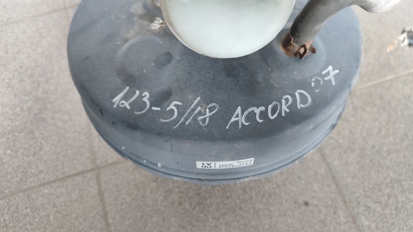 Vakuuma bremžu pastiprinātājs priekš HONDA ACCORD 2007 YR565P