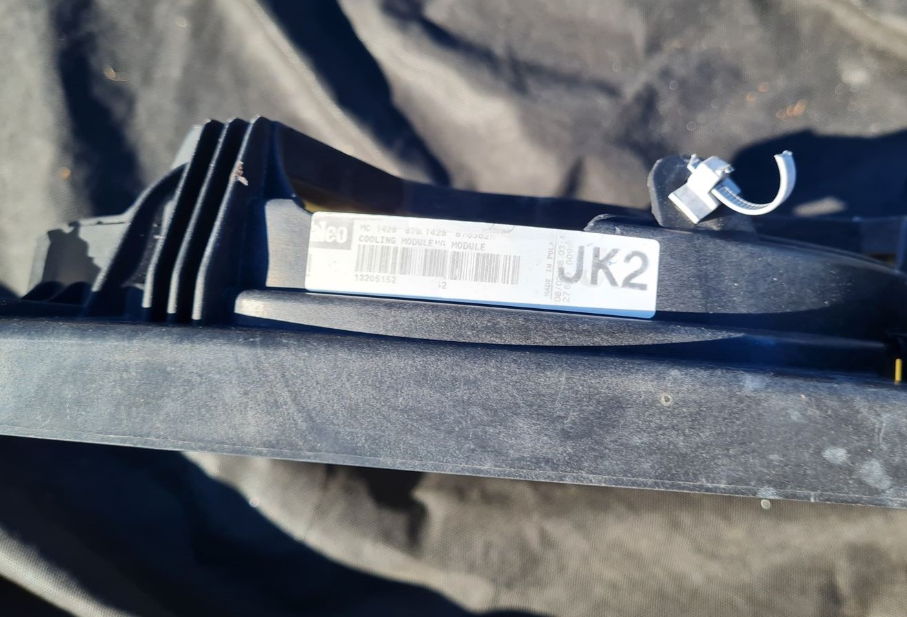 Dzesēšanas radiatora ventilators priekš OPEL VECTRA C 2008