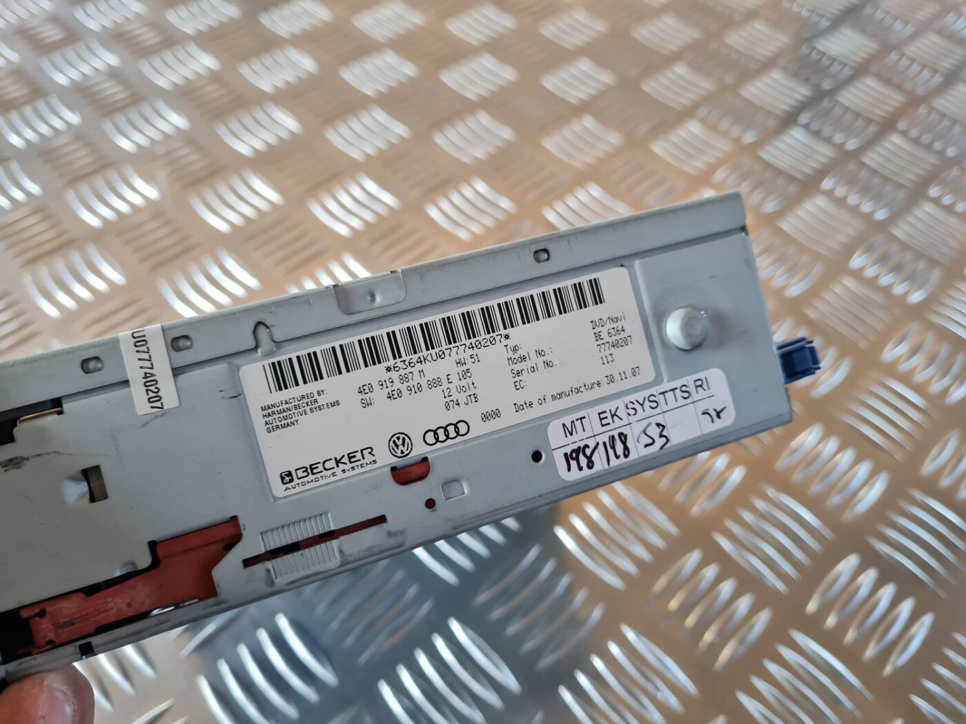 CD/DVD/Navigācijas bloks priekš AUDI A6 2008 3 CD/DVD/Navigācijas bloks priekš AUDI A6 2008