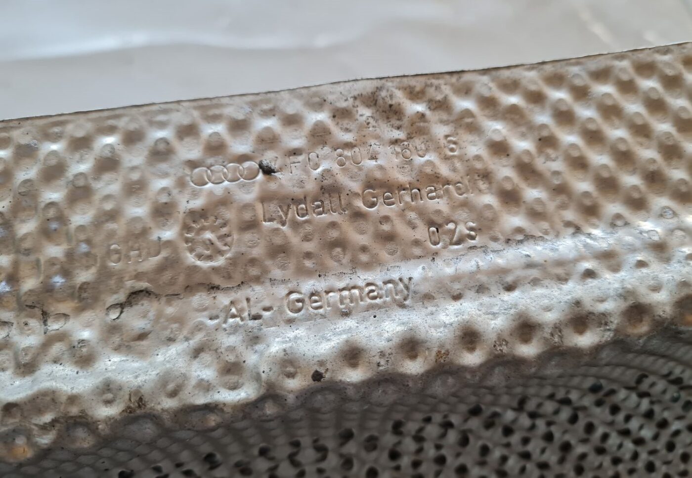 Izpūtēja sistēmas karstuma aizsargs priekš AUDI A6 2008