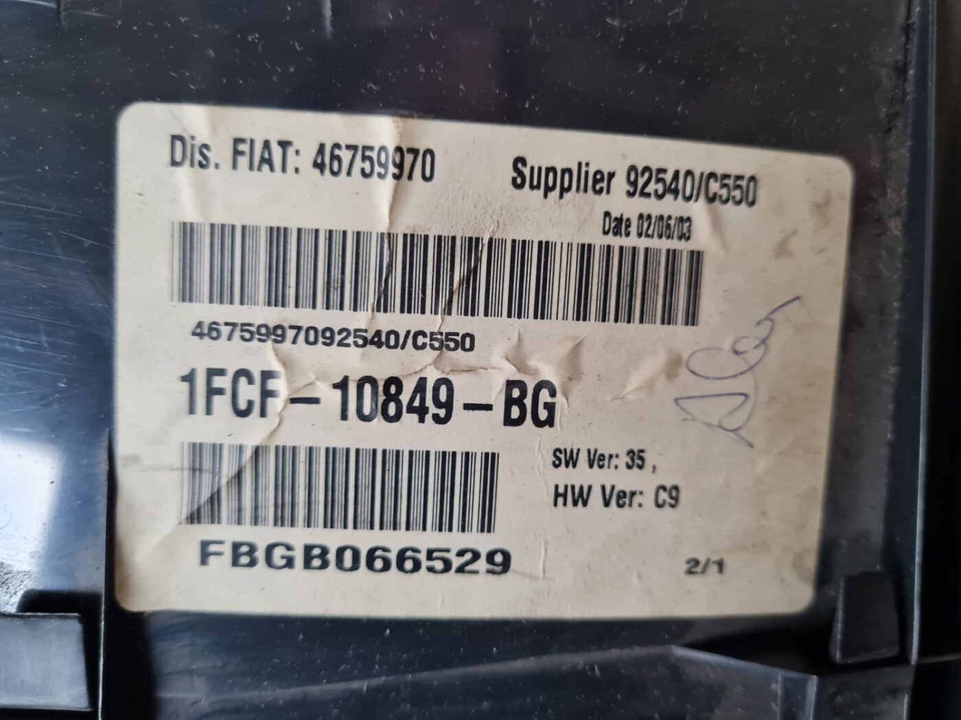 Spidometrs priekš FIAT STILO 2003