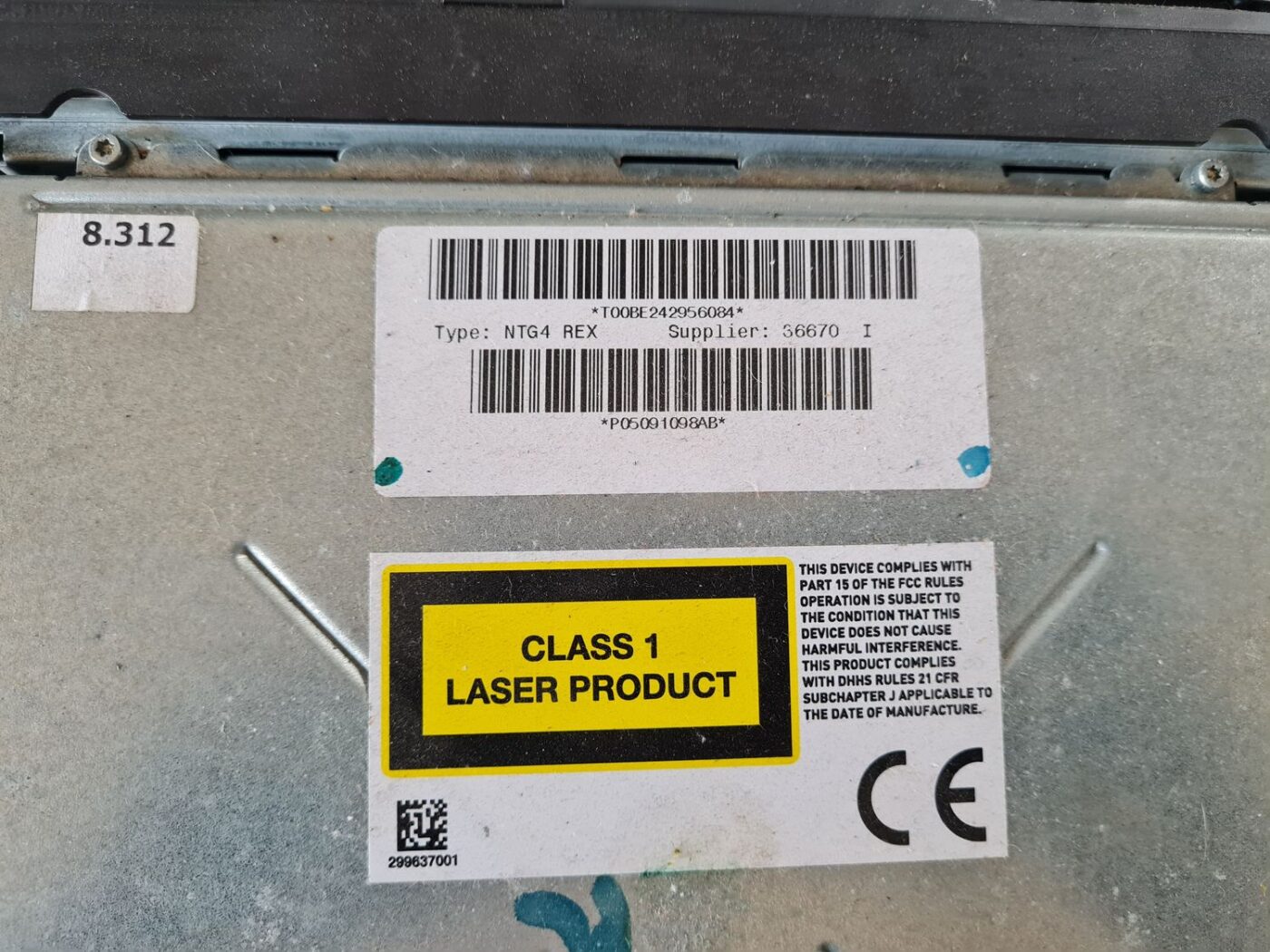 CD/DVD/Navigācijas bloks priekš DODGE JOURNEY 2010 8 CD/DVD/Navigācijas bloks priekš DODGE JOURNEY 2010