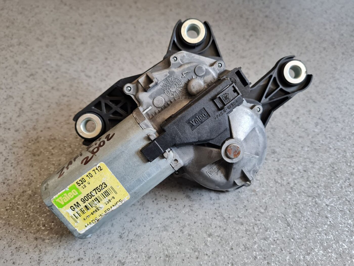 Aizmugurējā stikla tīrītāja motors priekš OPEL ZAFIRA 2002