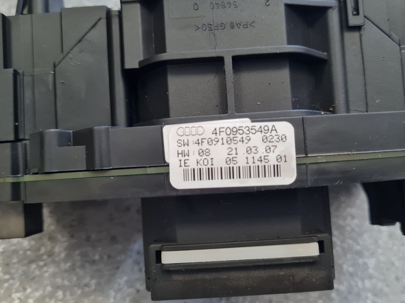 Stūres statnes slēdzis priekš AUDI A6 AVANT 2007 QUATTRO