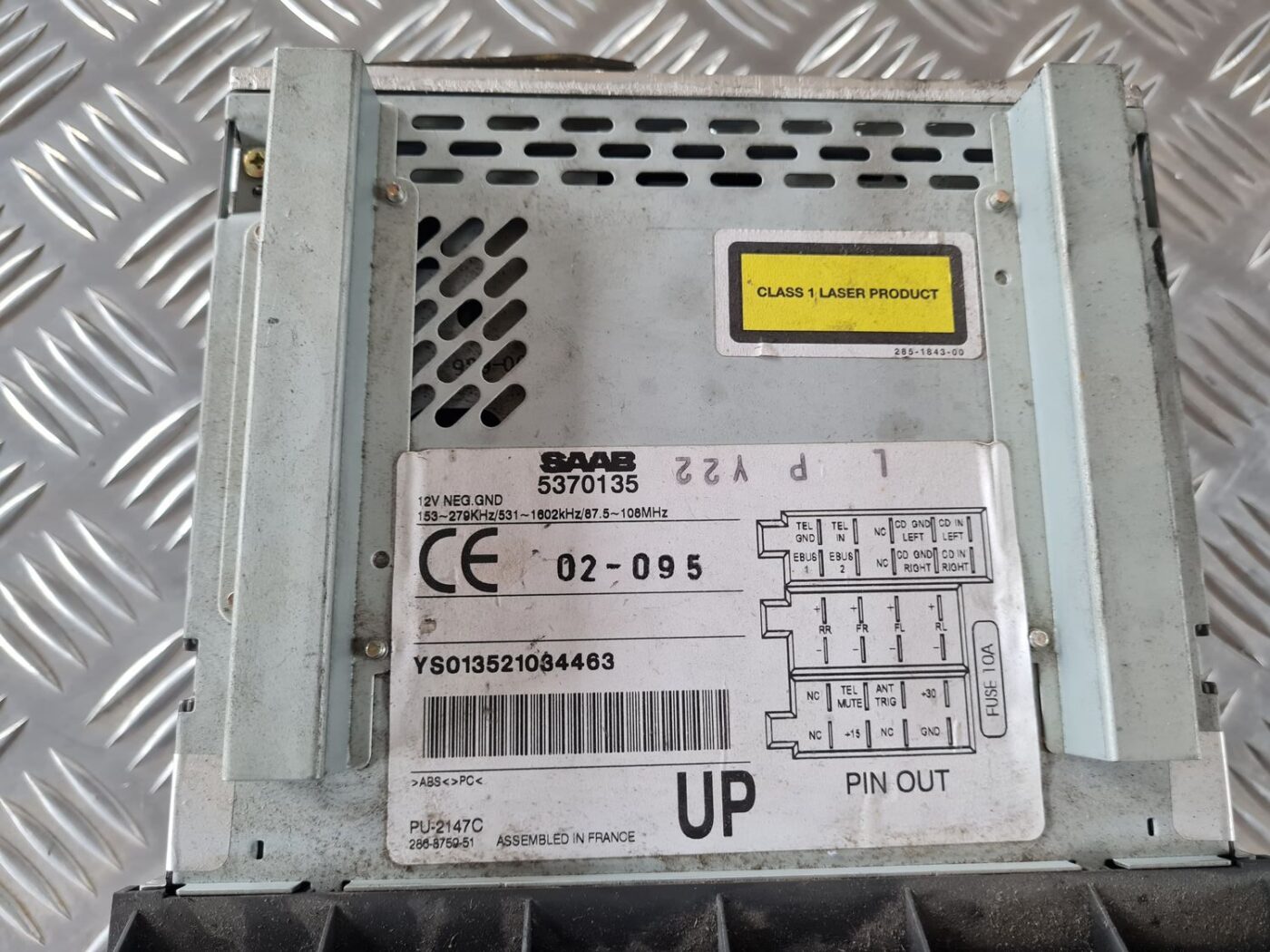 CD/DVD/Navigācijas bloks priekš SAAB 9-5 1999 5 CD/DVD/Navigācijas bloks priekš SAAB 9-5 1999