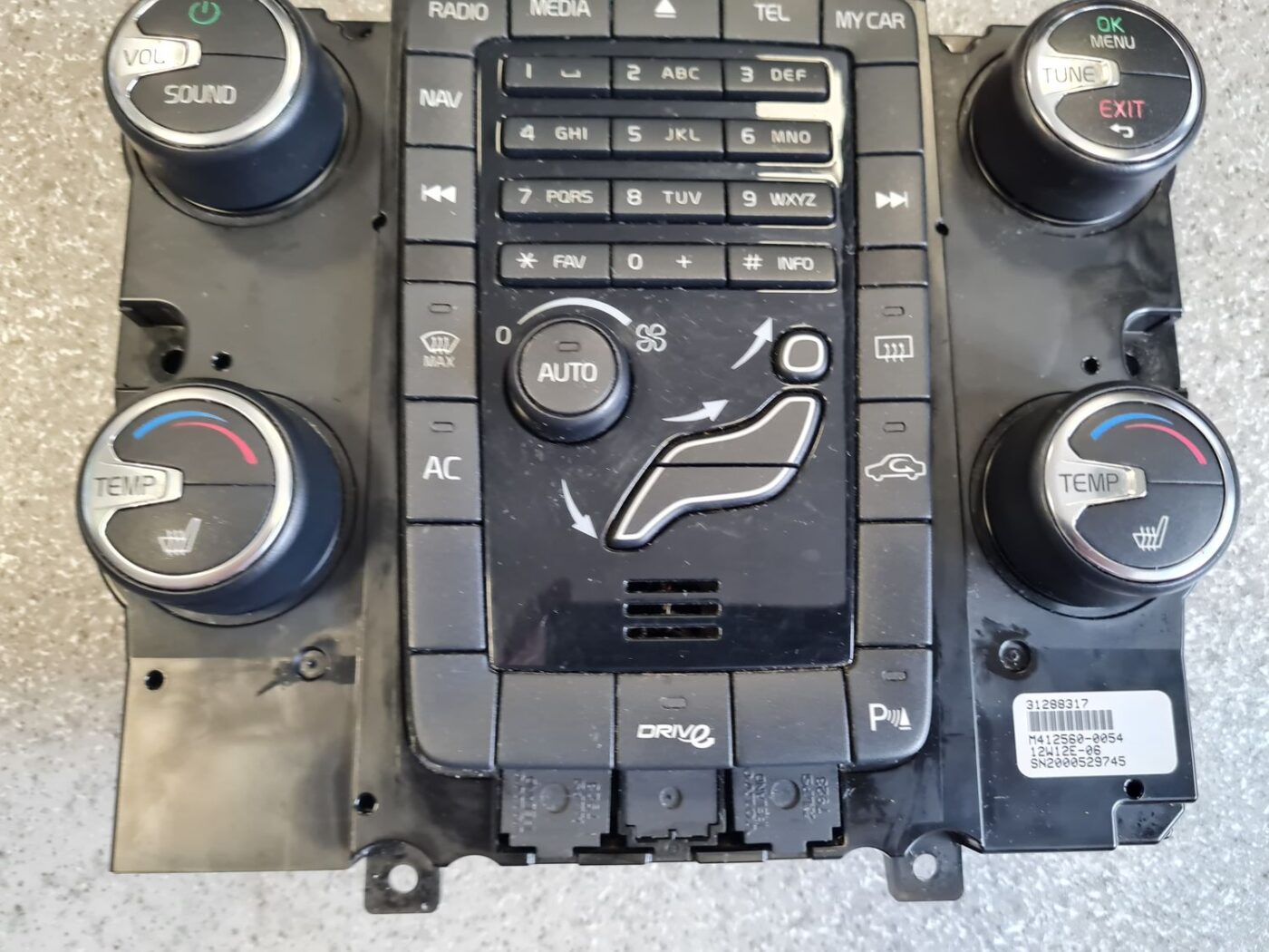 Klimata kontroles bloks priekš VOLVO XC60 2009