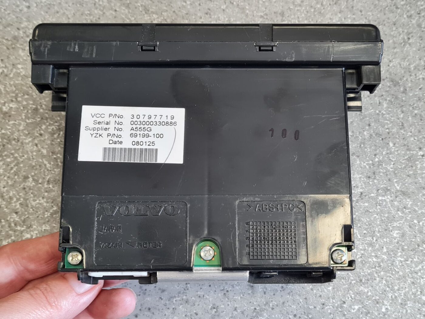 Displejs priekš VOLVO C30 2008 TURQUOISE