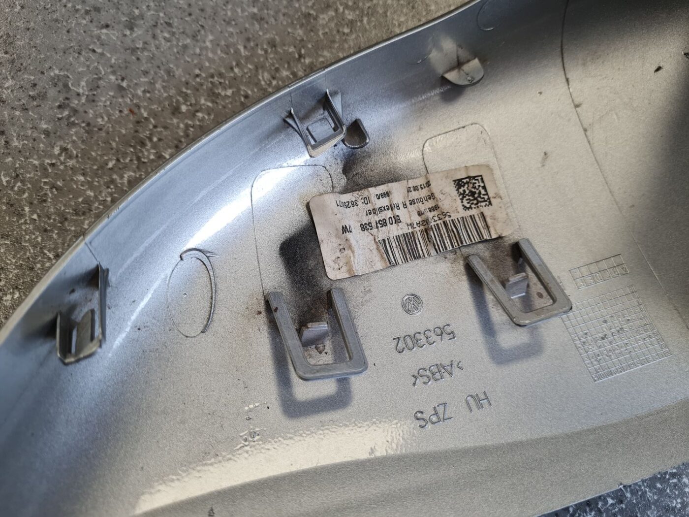 Ārēja spoguļa vāks priekš VW GOLF VARIANT 2012