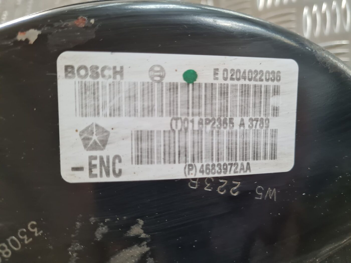 Vakuuma bremžu pastiprinātājs priekš CHRYSLER VOYAGER 2006