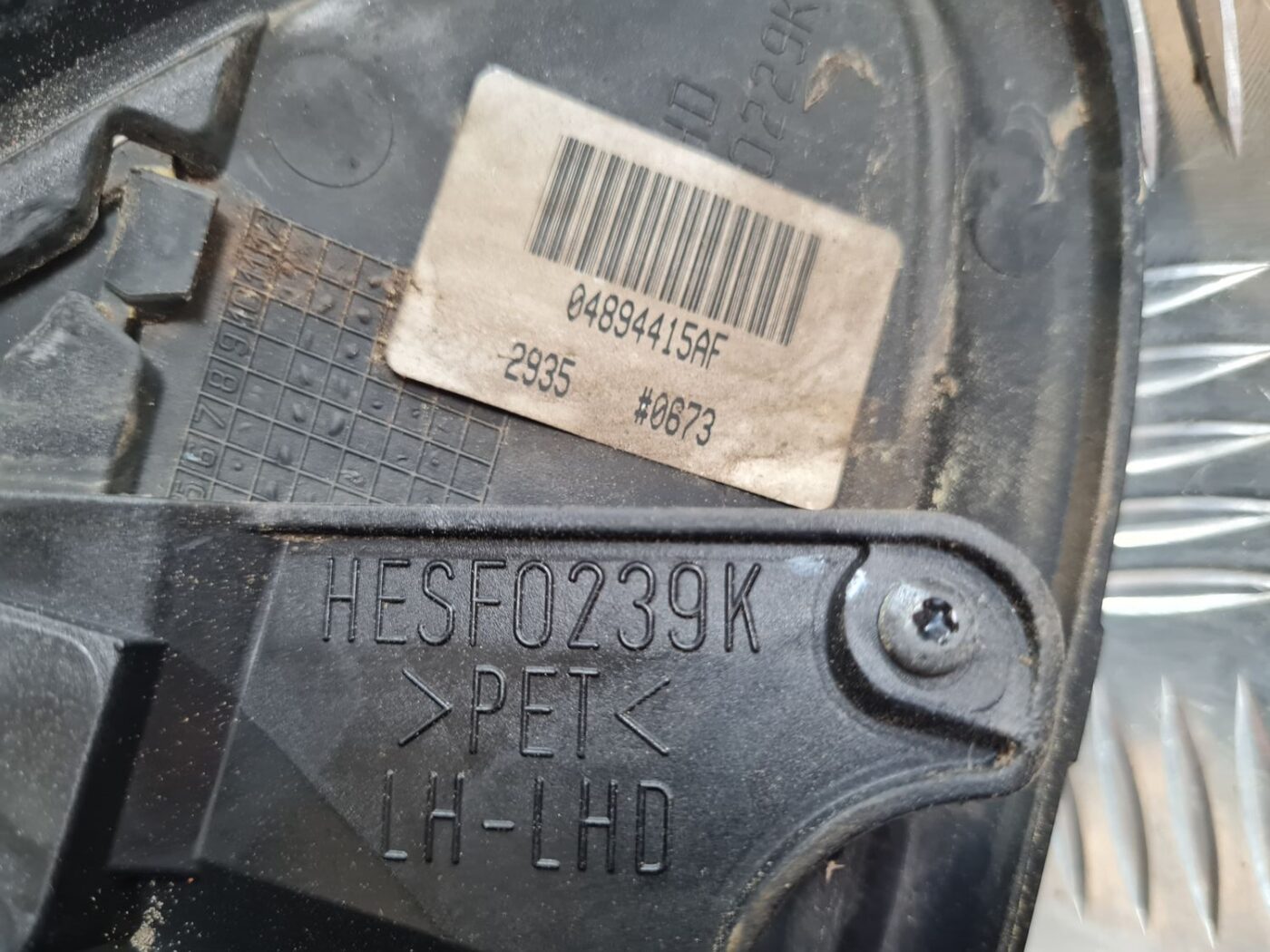 Ārējais spogulis, pa kreisi priekš CHRYSLER VOYAGER 2006