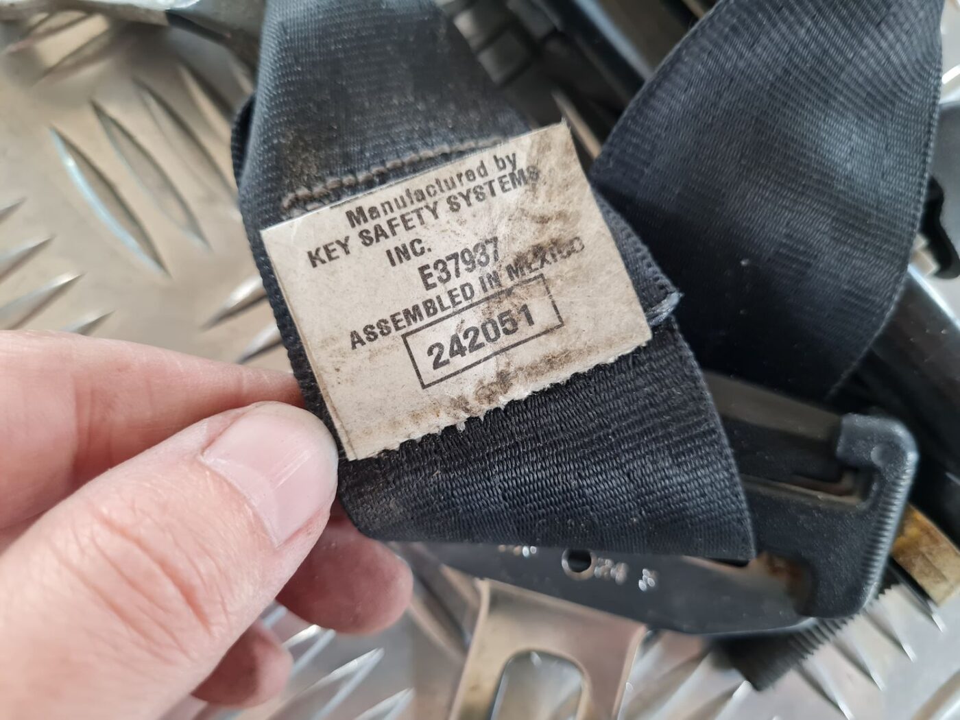 Priekšējā kreisā drošības josta priekš CHRYSLER VOYAGER 2006 6 Priekšējā kreisā drošības josta priekš CHRYSLER VOYAGER 2006