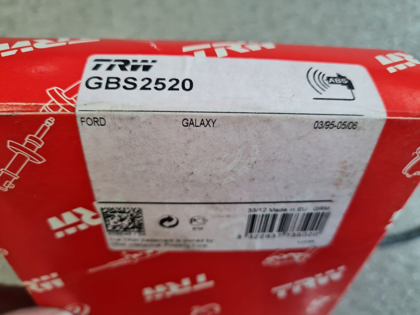 ABS devējs priekš 3 ABS devējs priekš