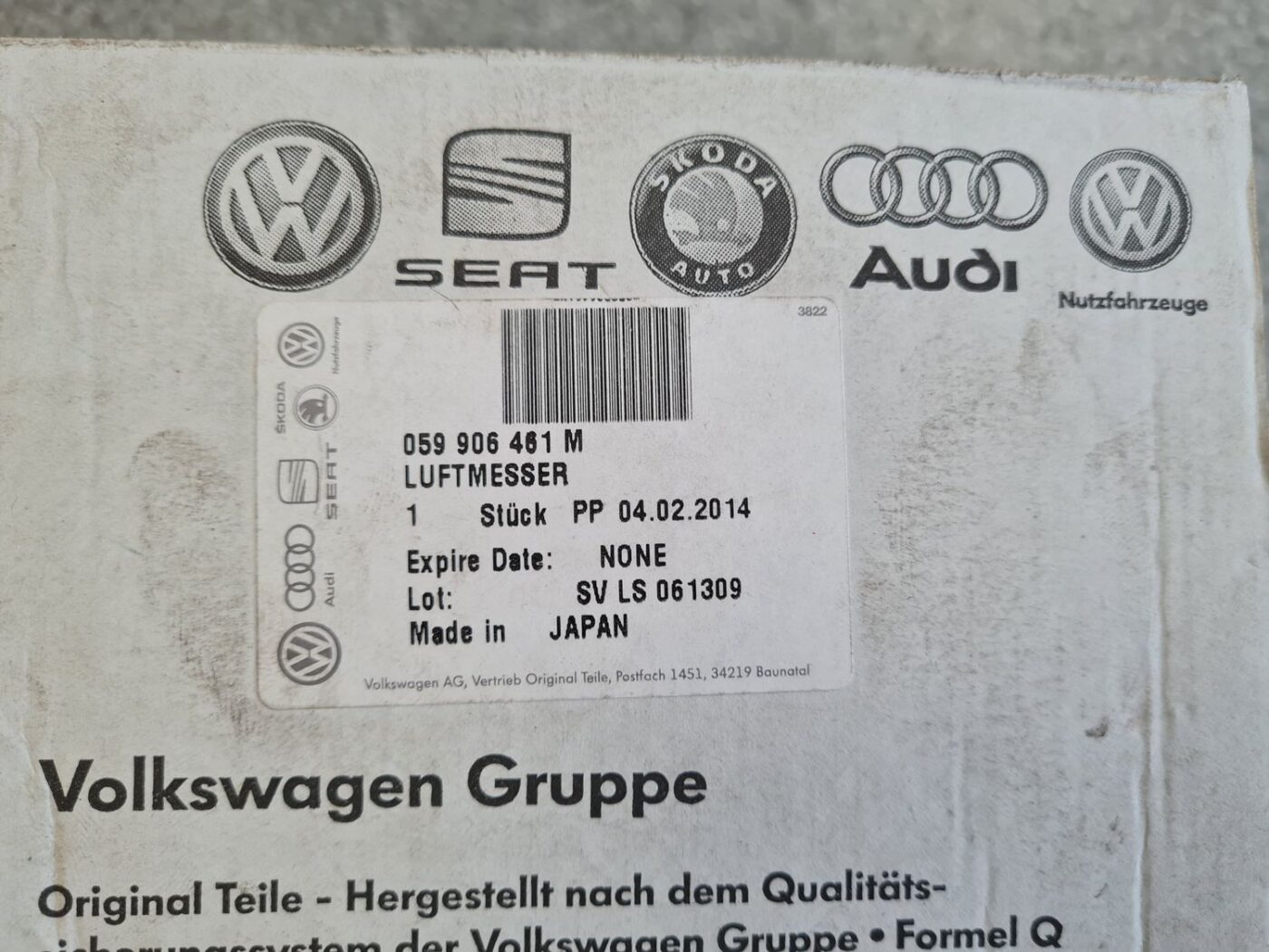 Gaisa plūsmas mērītājs priekš 4 Gaisa plūsmas mērītājs priekš