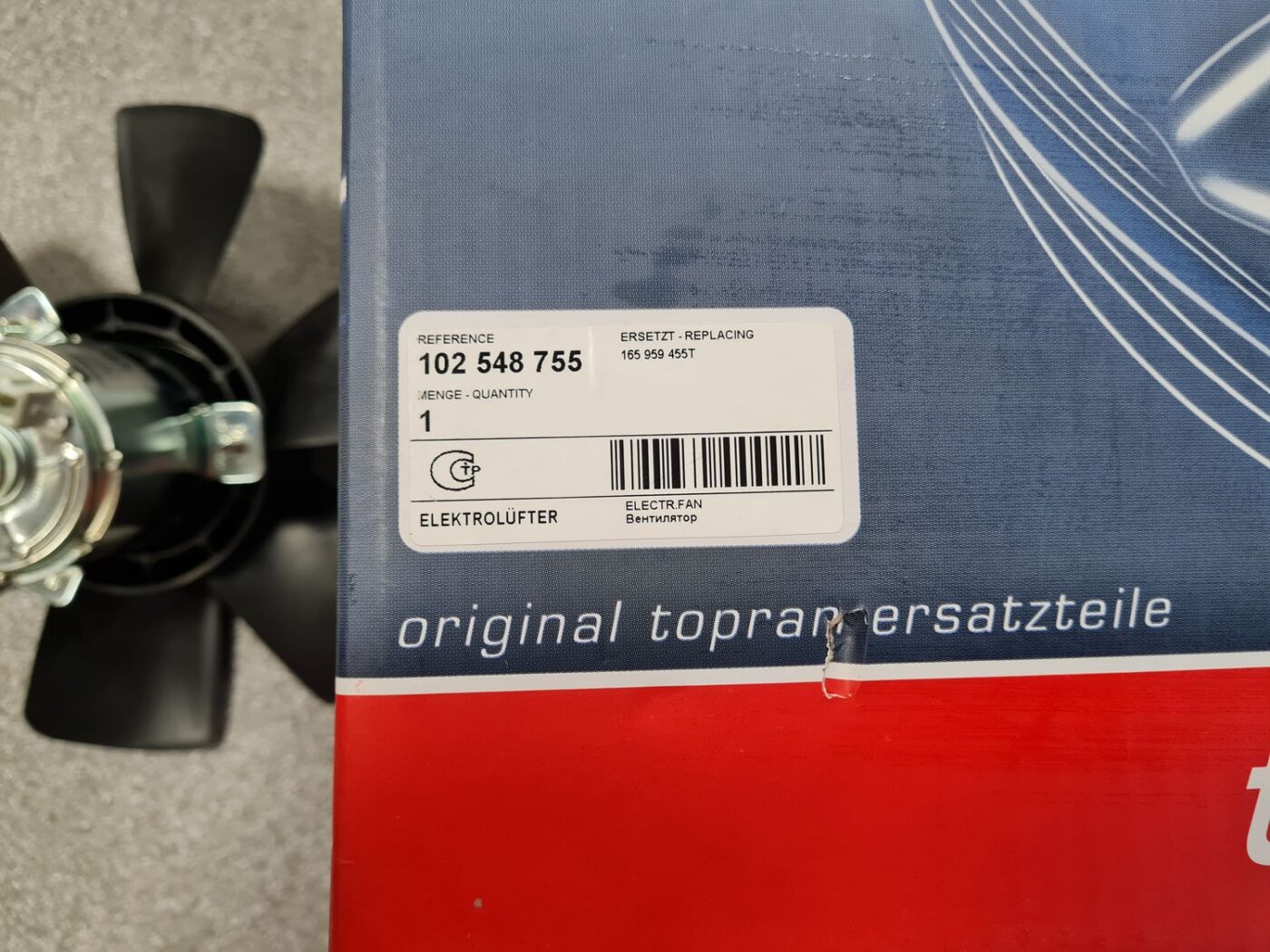 Dzesēšanas radiatora ventilators priekš