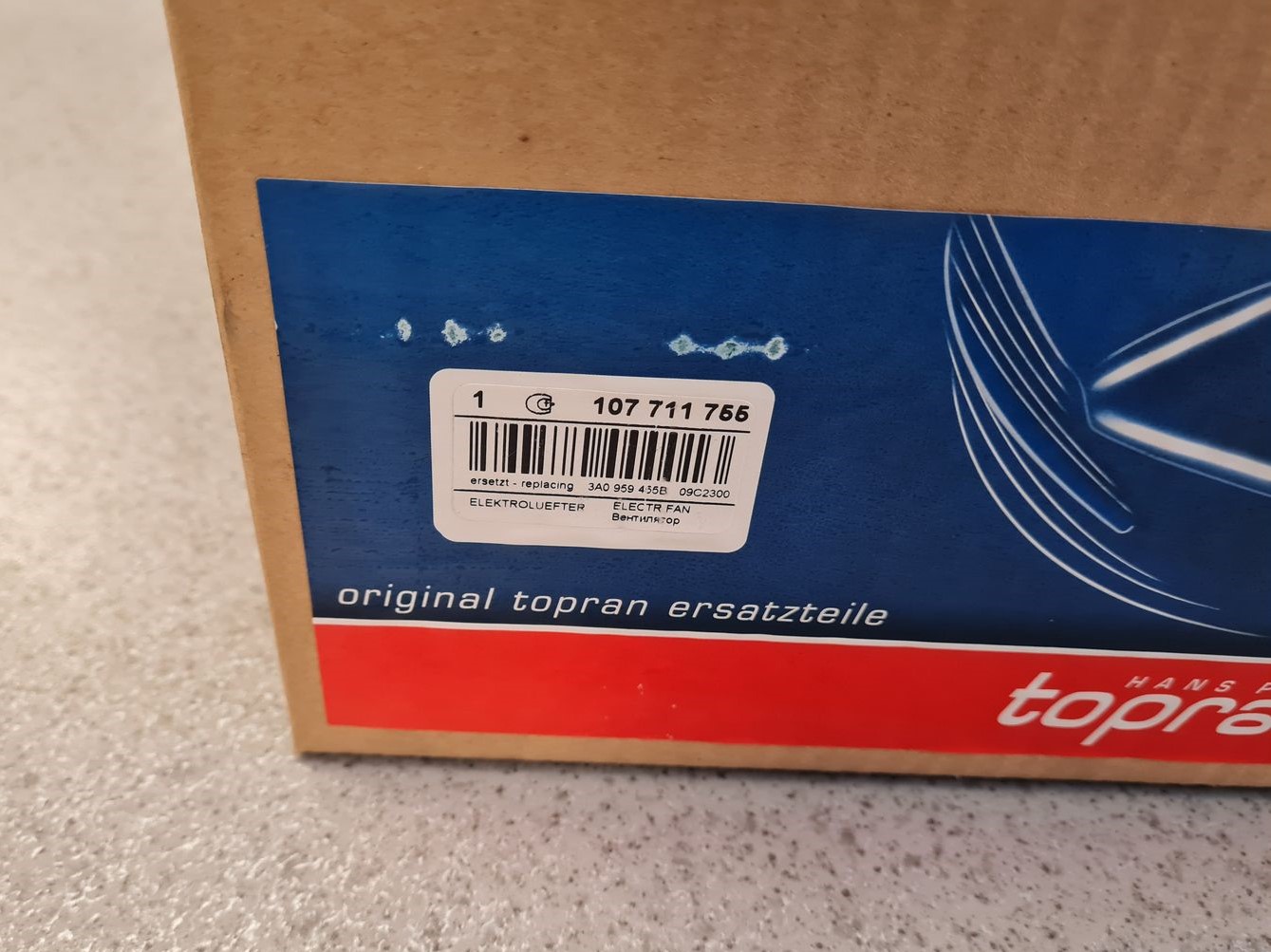 Dzesēšanas radiatora ventilators priekš