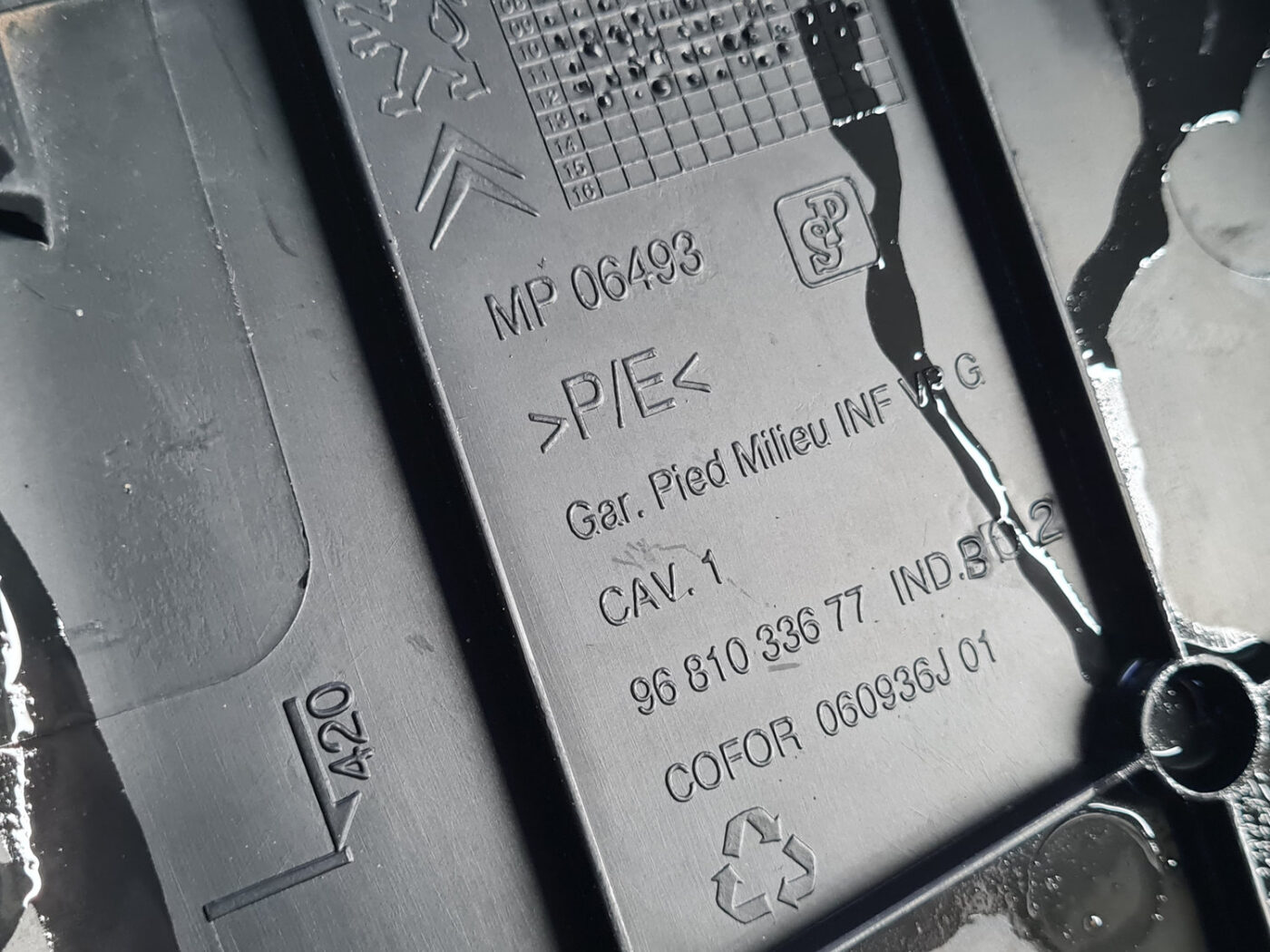 Vidējas salona statnes apdare priekš CITROEN BERLINGO 2014 4 Vidējas salona statnes apdare priekš CITROEN BERLINGO 2014