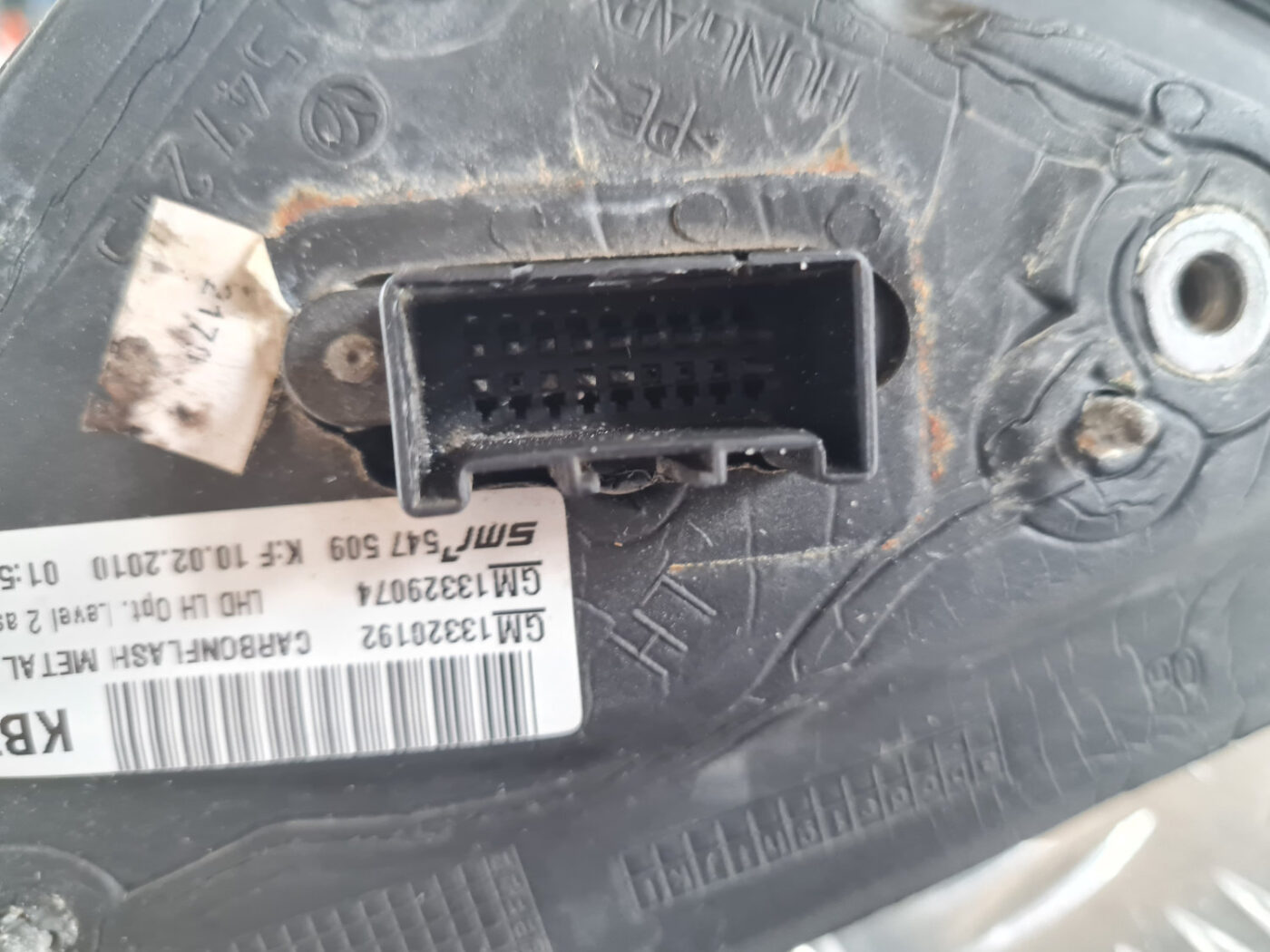 Ārējais spogulis, pa kreisi priekš OPEL INSIGNIA 2010