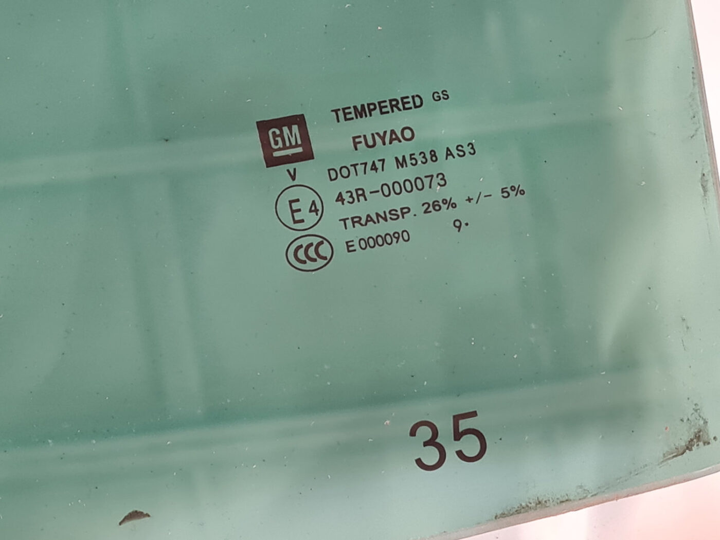 Aizmugurējo kreiso durvju stikls priekš OPEL INSIGNIA 2010 2 Aizmugurējo kreiso durvju stikls priekš OPEL INSIGNIA 2010