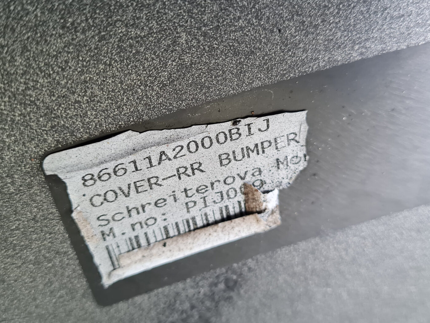 Aizmugures buferis priekš KIA CEED 2013 7 Aizmugures buferis priekš KIA CEED 2013