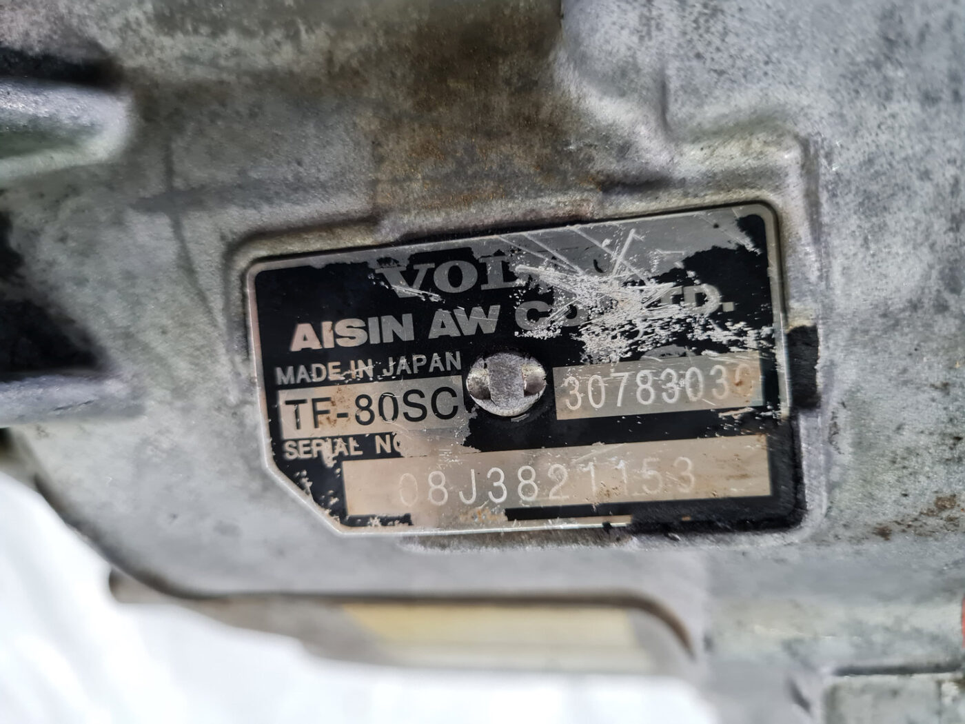 Automātiskā pārnesumkārba priekš VOLVO XC 60 2009