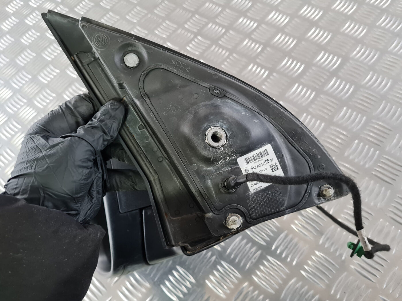 Ārējais spogulis, pa kreisi priekš VW GOLF 6 2011